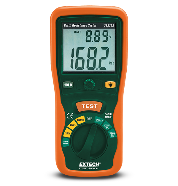 Extech 382252: Kit tester per la misurazione di resistenza di terra