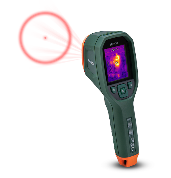 Extech IRC130: Termometro IR e termocamera con MSX®