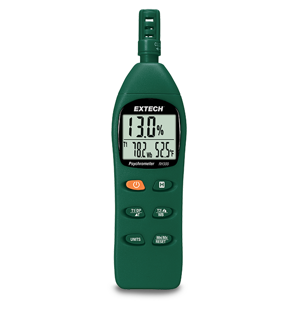 Igrotermometro psicrometro Extech RH300