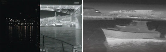 Grazie alle termocamere marittime di FLIR, le navi di pubblica sicurezza possono rispondere di notte e in caso di maltempo
