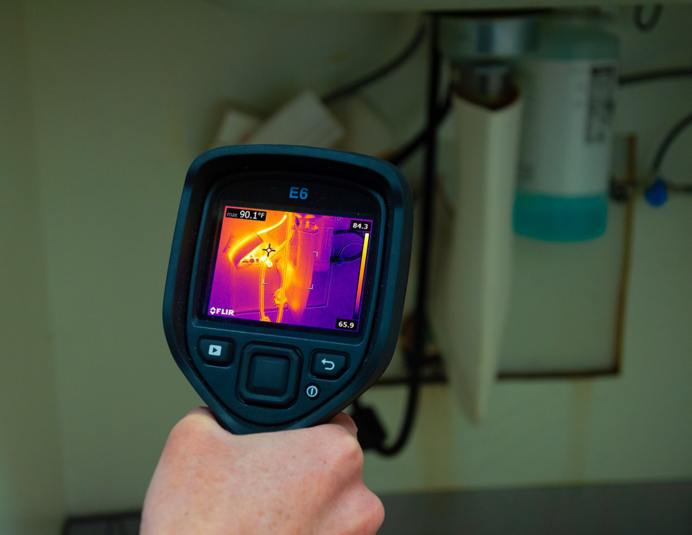 Termocamera con interallo di temperatura esteso FLIR E5-XT